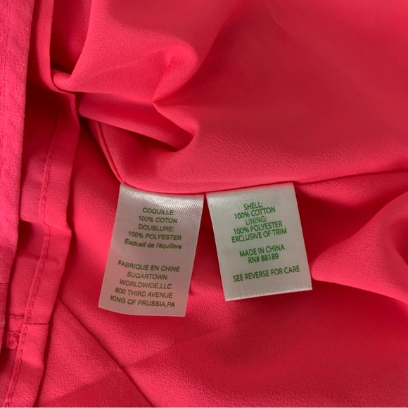 Lilly Pulitzer | Hot Pink Shift Dress | Size 0 - Picture 10 of 10